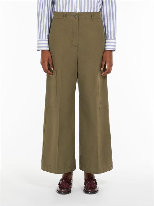 Pantaloni in tela di cotone WEEK END Max Mara | QUIZ2515131081600001